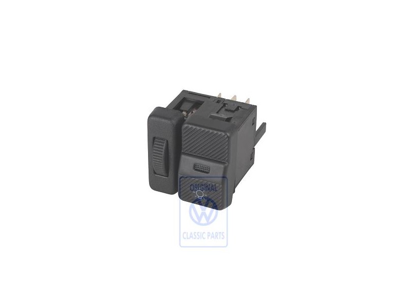 Genuine VW Switch For Lighting Satin Black - 357941531B 01C