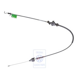 Genuine VW Accelerator Cable - 358723555