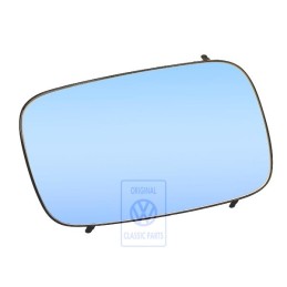 Genuine VW Mirror Glass (Flat) With Plate - 358857522