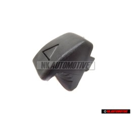 Genuine VW Front Seat Backrest Tilt Lever Handle Knob Black - 113881633E 01C