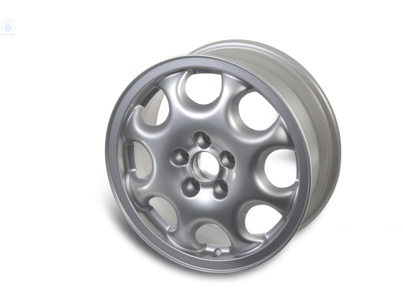 Genuine VW Aluminium Rim Chrome Colored - 3A0601025A 091