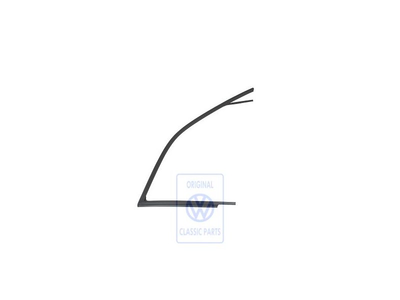 Genuine VW Window Guide Satin Black - 3A0837432 B41