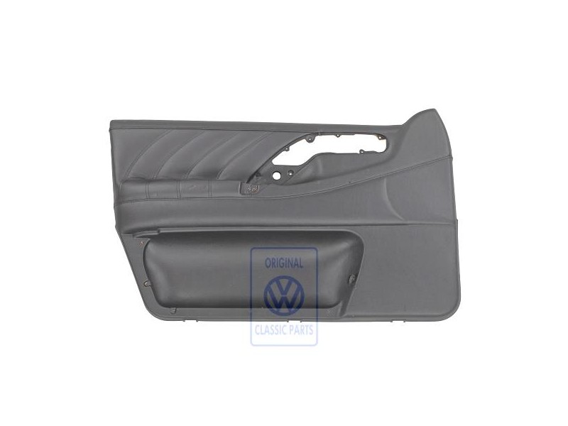 Genuine VW Door Trim (Leatherette) Black - 3A0867011ASCLP