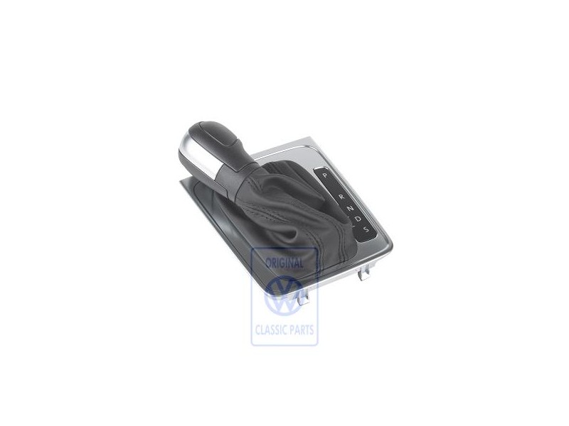 Genuine VW Gear Shift Cover Satin Black - 3AC713203D OFN