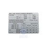 Genuine VW Data Plate For Tyre Pressure - 3B0010275A