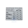 Genuine VW Data Plate For Tyre Pressure - 3B0010276L