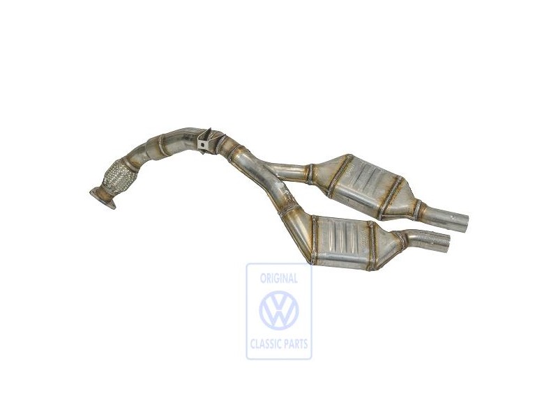 Genuine VW Exhaust Pipe With Catalyst - 3B0253057HX