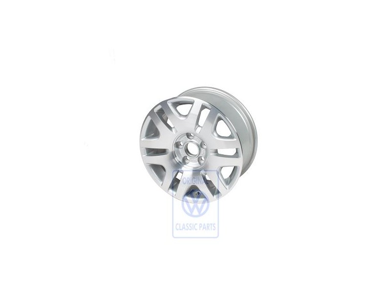 Genuine VW Aluminium Rim Bright Chrome - 3B0601025AD8Z8