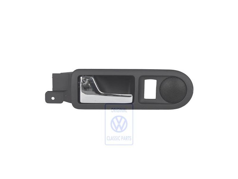 Genuine VW Door Inner Release Lever With Loudspeaker Black - 3B0839113BF2AQ