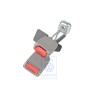 Genuine VW Double Belt Latch Flannel Grey/Fire Red - 3B0857739A FCP
