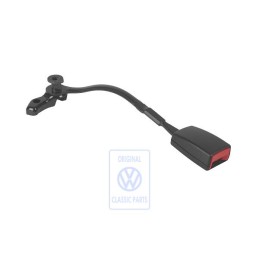 Genuine VW Belt Latch Satin Black/Fire Red - 3B0858471P FCN