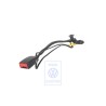 Genuine VW Belt Latch Satin Black/Fire Red - 3B0858472K FCN