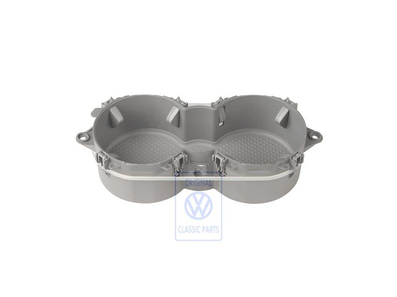 Genuine VW Drinks Holder Flannel Grey - 3B0862531 7DE