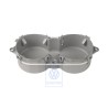 Genuine VW Drinks Holder Flannel Grey - 3B0862531 7DE