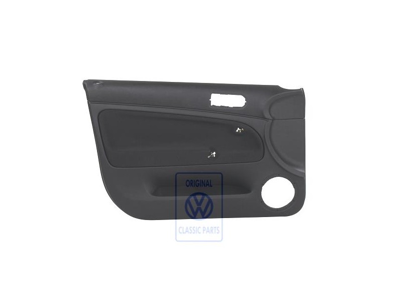 Genuine VW Door Panel Trim (Cloth) Black/Black - 3B0867011ATJGJ
