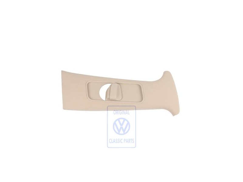 Genuine VW B-Pillar Trim Light Beige - 3B0867244D 2PK
