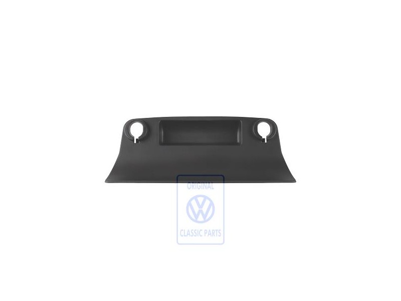 Genuine VW Cover Trim For Headrest Satin Black - 3B0885719C B41
