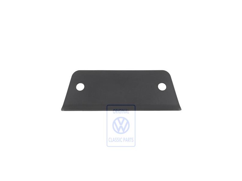 Genuine VW Cover Trim For Headrest Satin Black - 3B0885719D B41