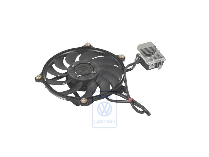 Genuine VW Radiator Fan With Control Unit - 3B0959453D