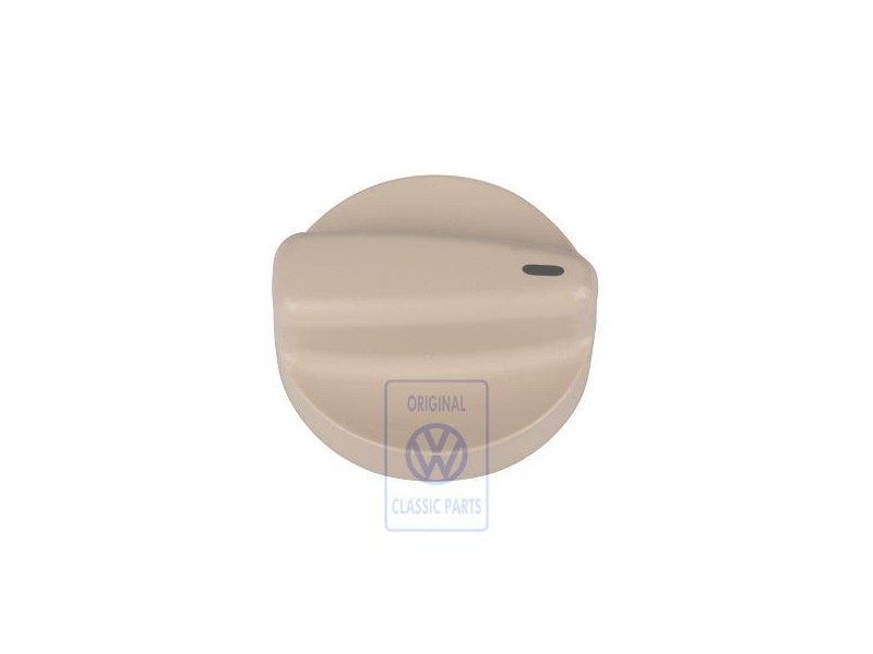 Genuine VW Rot. Knob Light Beige - 3B0959513 8YS
