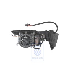 Genuine VW Exterior Mirror Housing Satin Black - 3B1857508AF01C