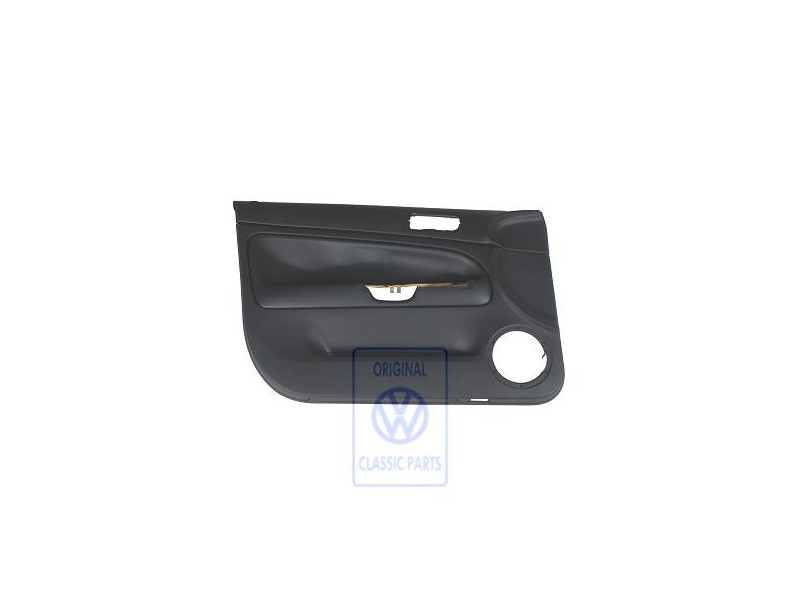 Genuine VW Door Trim (Leatherette) Black/Black - 3B1867011DELLL