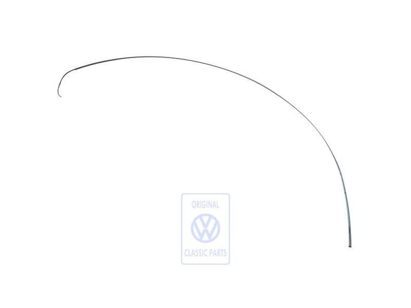 Genuine VW Border Strip Satin Black - 3B5854702 B41