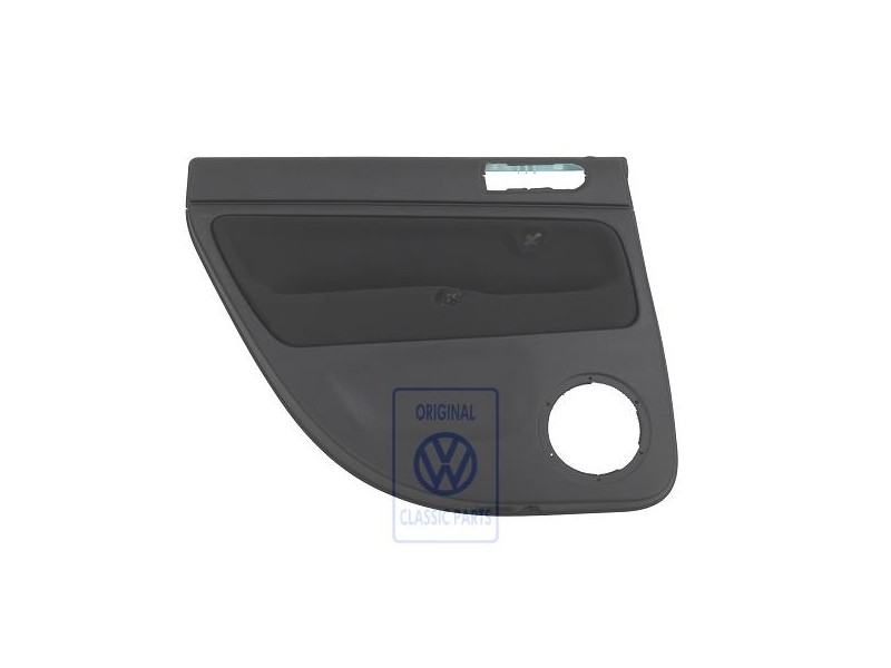 Genuine VW Door Panel Trim (Cloth) Black/Black - 3B5867211AGJGJ