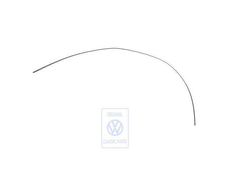 Genuine VW Border Strip Satin Black - 3B9854702 B41