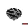 Genuine VW Front Grill Badge Emblem Black - 323853601 041