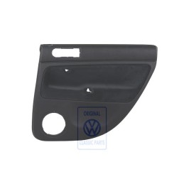 Genuine VW Door Panel Trim (Cloth) Black/Black - 3B9867212AHLLF
