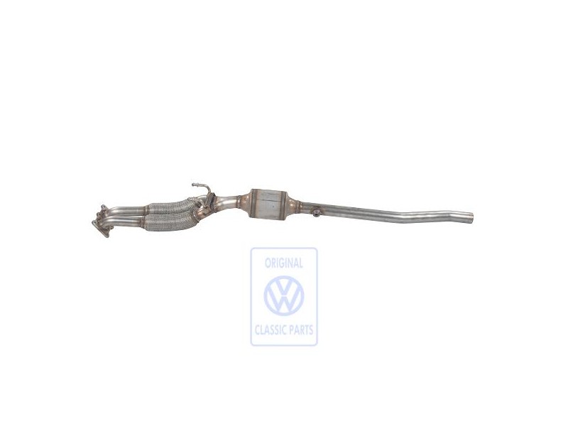 Genuine VW Exhaust Pipe With Catalyst - 3C0254500QX