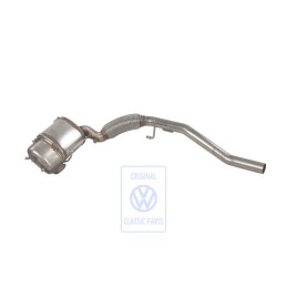 Genuine VW Exhaust Pipe With Catalyst And Particulate Filter - 3C0254703DX