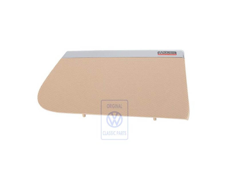 Genuine VW Loudspeaker Trim Pure Beige/High Chrome - 3C0867149C TEW