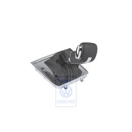 Genuine VW Gear Shift Cover Black/Black - 3C1713203A UWX