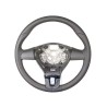 Genuine VW Steering Wheel (Leather) Titanium Black/Cinnamon - 3C8419091ARAVJ