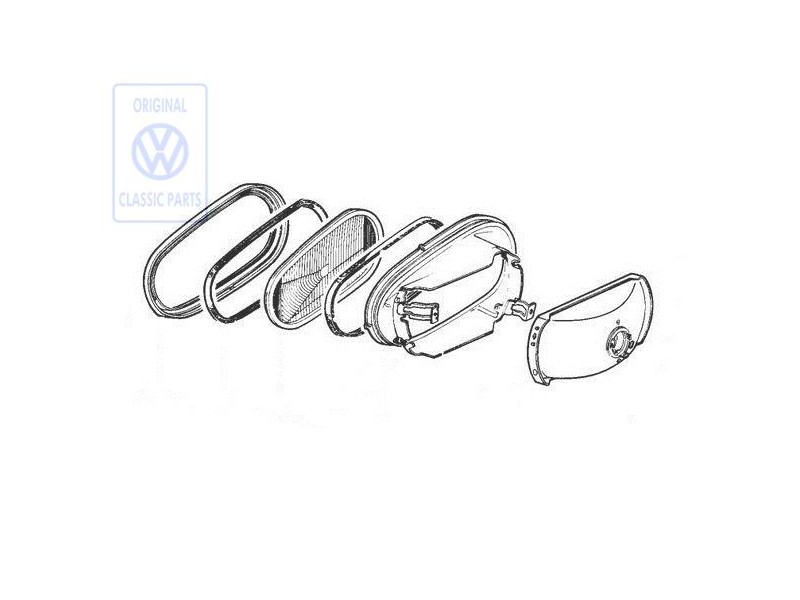 Genuine VW Headlights - 411941040