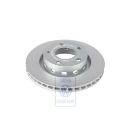 Genuine VW Brake Disc (Vented) - 4B3615601