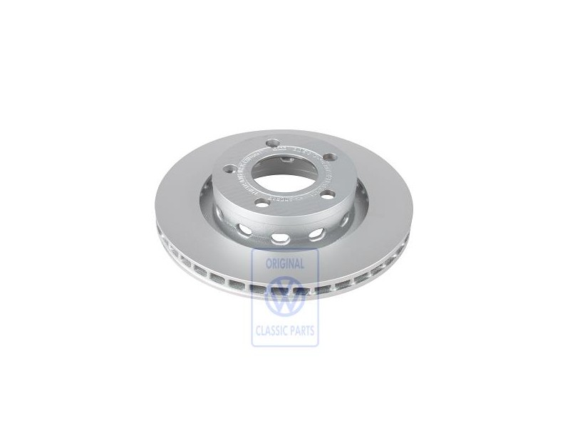 Genuine VW Brake Disc (Vented) - 4B3615601