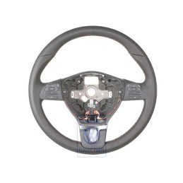 Genuine VW Mult.Steering Wheel (Leather) Titanium Black/Sioux - 5C0419091B N0E