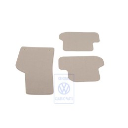 Genuine VW 1 Set Foot Mats Nutria Beige - 5C1863011C ICK