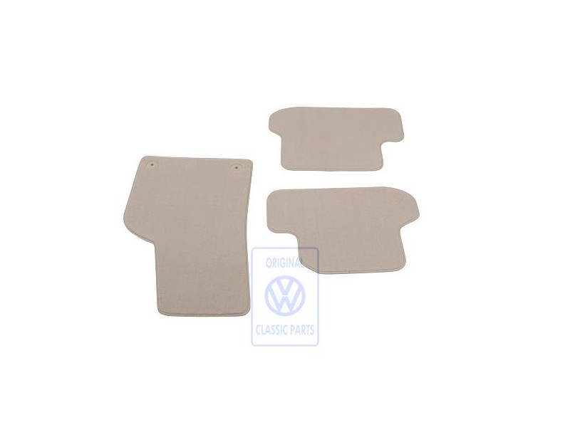 Genuine VW 1 Set Foot Mats Nutria Beige - 5C1863011C ICK