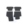 Genuine VW 1 Set Foot Mats Titanium Black/Artgrey - 5C1863011C ISR