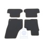 Genuine VW 1 Set Foot Mats Titan Black/Light Beige - 5C2863011B BCX