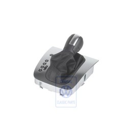 Genuine VW Gear Shift Cover Satin Black/Alum - 5K1713203A OKM
