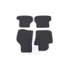 Genuine VW 1 Set Foot Mats Titanium Black/Black - 5K7863011 EOM