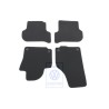 Genuine VW 1 Set Foot Mats Black/Silver Grey - 5M1863011F RII