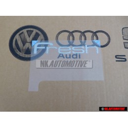 Genuine VW Inscription Silver - 5Z0853689F 61V