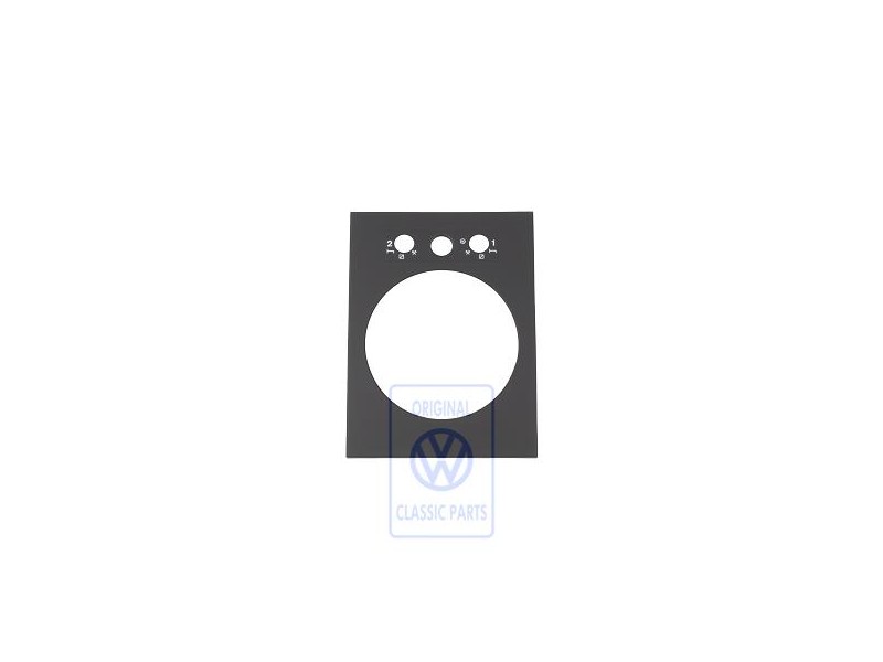 Genuine VW Trim For Tachograph Satin Black - 690957033 01C