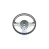 Genuine VW Sports Steering Wheel Satin Black/Chrom - 6E0419091A JMG
